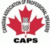 Logo for CAPS< Canadian Association of Professional Speakers